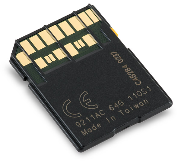 Transcend Ultimate UHS-II U3 285MB/s Read 180MB/s Write 64GB SDXC Card Back