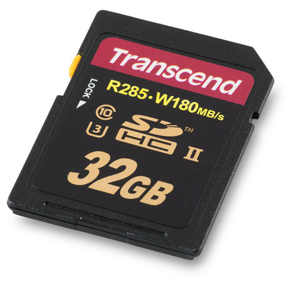 Transcend Ultimate UHS-II U3 285MB/s Read 180MB/s Write 32GB SDHC Card