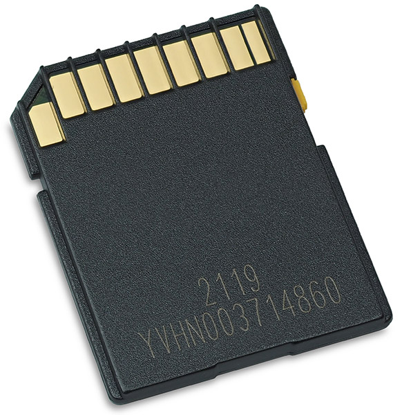 V7 UHS-I V30 A1 64GB Card back